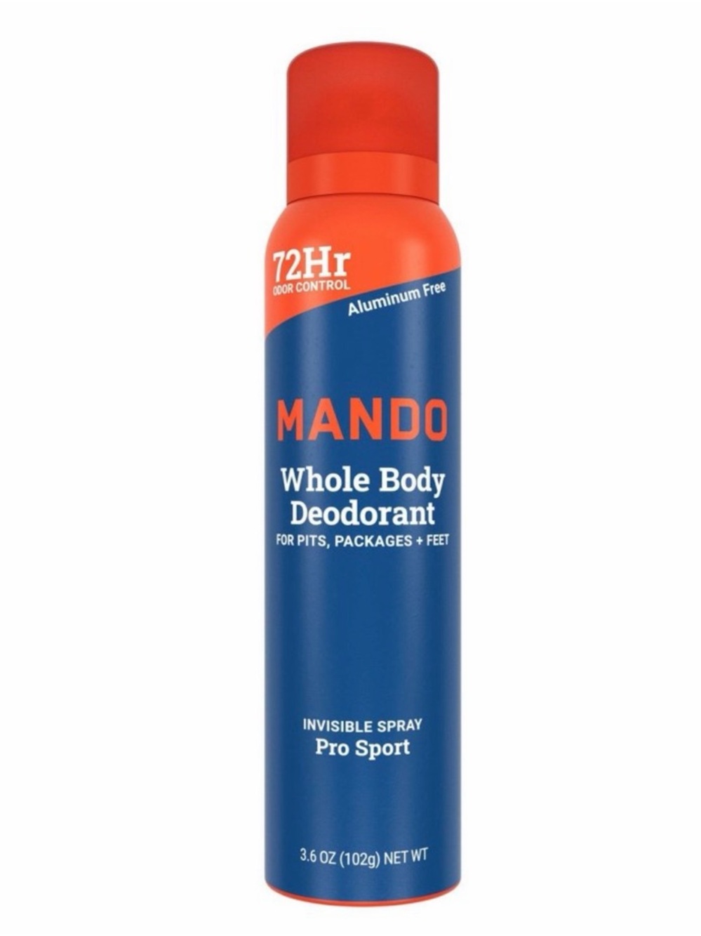 MANDO Whole Body Deodorant - Blue & Red Spray